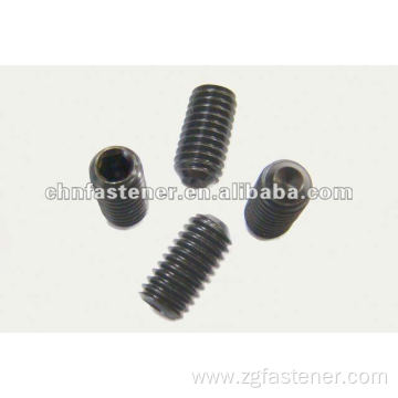 Black Oxide DIN 916 screw Cocave Point Fastener Black Oxide Bolt